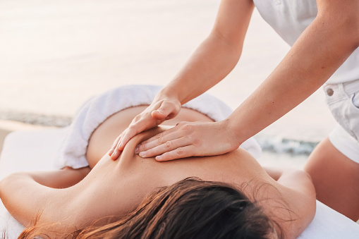 massage dans un hôtel spa de Normandie